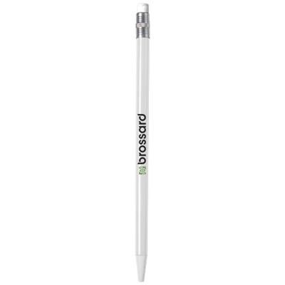 Branded Promotional CABALL MECHANICAL PENCIL in White Solid Pencil From Concept Incentives.