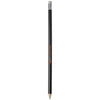 Branded Promotional ALEGRA PENCIL with Colour Barrel in Black Solid Pencil From Concept Incentives.