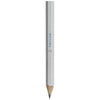 Branded Promotional COSIMO MINI PENCIL with Colour Barrel in White Solid Pencil From Concept Incentives.