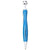 Branded Promotional NAPLES BALL PEN with Football-shaped Clicker in Royal Blue Pen From Concept Incentives.