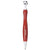 Branded Promotional NAPLES BALL PEN with Football-shaped Clicker in Red Pen From Concept Incentives.