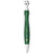 Branded Promotional NAPLES BALL PEN with Football-shaped Clicker in Green Pen From Concept Incentives.