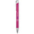 Branded Promotional MONETA ALUMINIUM METAL CLICK BALL PEN in Pink Pen From Concept Incentives.