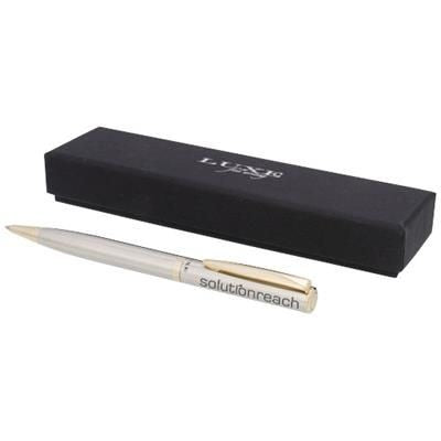 Branded Promotional CITY BALL PEN in Gold Pen From Concept Incentives.