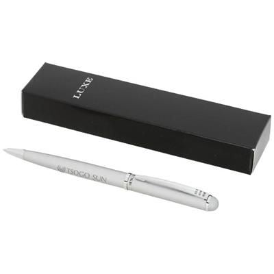 Branded Promotional ANDANTE BALL PEN in Silver Pen From Concept Incentives.