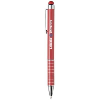 Branded Promotional GLAZE ALUMINIUM METAL BALL PEN in Red Pen From Concept Incentives.