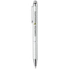 Branded Promotional GLAZE ALUMINIUM METAL BALL PEN in Silver Pen From Concept Incentives.