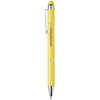 Branded Promotional GLAZE ALUMINIUM METAL BALL PEN in Yellow Pen From Concept Incentives.