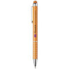 Branded Promotional GLAZE ALUMINIUM METAL BALL PEN in Orange Pen From Concept Incentives.