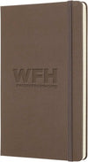Branded Promotional CLASSIC L HARD COVER NOTE BOOK RULED in Brown Notebook from Concept Incentives