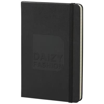 Branded Promotional CLASSIC M HARD COVER NOTE BOOK RULED in Black Jotter From Concept Incentives.