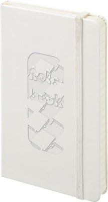 Branded Promotional CLASSIC PK HARD COVER NOTE BOOK RULED in White Notebook from Concept Incentives