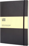 Branded Promotional CLASSIC XL SOFT COVER NOTE BOOK RULED in Black Notebook from Concept Incentives