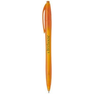 Branded Promotional LYNX BALL PEN in Orange Pen From Concept Incentives.