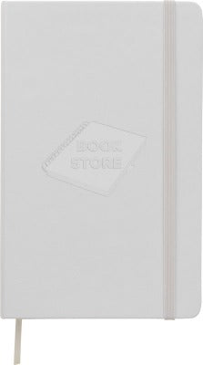 Branded Promotional CLASSIC L HARD COVER NOTE BOOK PLAIN in White Notebook from Concept Incentives
