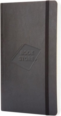 Branded Promotional CLASSIC L SOFT COVER NOTE BOOK SQUARED in Black Notebook from Concept Incentives