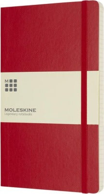 Branded Promotional CLASSIC L SOFT COVER NOTE BOOK SQUARED in Red Notebook from Concept Incentives