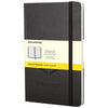 Branded Promotional CLASSIC PK HARD COVER NOTE BOOK SQUARED in Black Notebook From Concept Incentives.