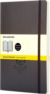 Branded Promotional CLASSIC PK SOFT COVER NOTE BOOK SQUARED in Black Notebook from Concept Incentives