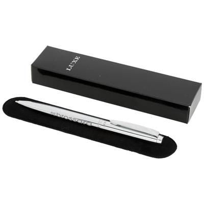 Branded Promotional CEPHEUS BALL PEN in Silver Pen Set From Concept Incentives.