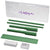 Branded Promotional MINDY 8-PIECE PENCIL CASE SET in Green Pencil Case From Concept Incentives.