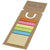 Branded Promotional STICKY NOTE BOOKMARK in Brown Bookmark From Concept Incentives.