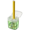 Branded Promotional SHARPI SHARPENER with Container in Green Pencil Sharpener From Concept Incentives.