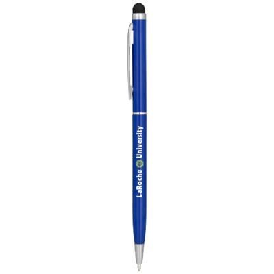 Branded Promotional JOYCE ALUMINIUM METAL BALL PEN in Royal Blue Pen From Concept Incentives.