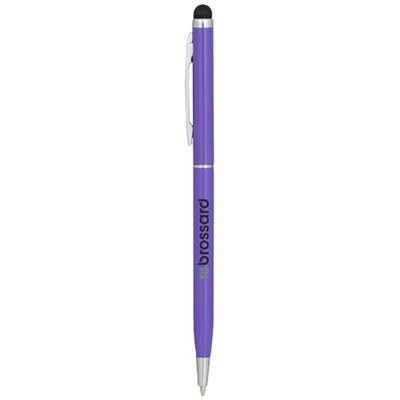 Branded Promotional JOYCE ALUMINIUM METAL BALL PEN in Purple Pen From Concept Incentives.