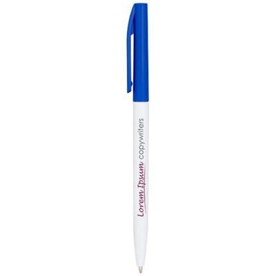 Branded Promotional MONDRIANE BALL PEN in Blue Pen From Concept Incentives.