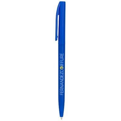 Branded Promotional MONDRIANE BALL PEN SOLID in Blue Pen From Concept Incentives.