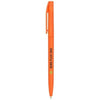 Branded Promotional MONDRIANE BALL PEN SOLID in Orange Pen From Concept Incentives.