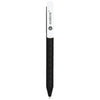 Branded Promotional DIAMONDE BALL PEN in Black Solid Pen From Concept Incentives.