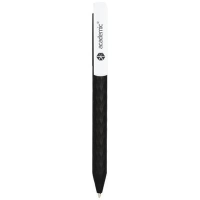 Branded Promotional DIAMONDE BALL PEN in Black Solid Pen From Concept Incentives.