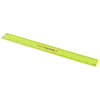 Branded Promotional RULY RULER 30 CM in Lime Ruler From Concept Incentives.