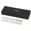 Branded Promotional NONET DUO PEN GIFT SET in Gold Pen From Concept Incentives.