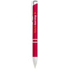 Branded Promotional MONETA ABS CLICK BALL PEN in Dark Red Pen From Concept Incentives.