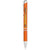 Branded Promotional MONETA ABS CLICK BALL PEN in Orange Pen From Concept Incentives.