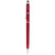 Branded Promotional VALERIA ABS BALL PEN with Stylus in Red Pen From Concept Incentives.