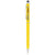 Branded Promotional VALERIA ABS BALL PEN with Stylus in Yellow Pen From Concept Incentives.