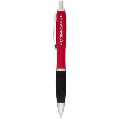 Branded Promotional NASH RUBBER BALL PEN in Red Pen From Concept Incentives.