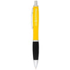 Branded Promotional NASH RUBBER BALL PEN in Yellow Pen From Concept Incentives.