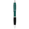 Branded Promotional NASH RUBBER BALL PEN in Green Pen From Concept Incentives.