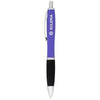 Branded Promotional NASH RUBBER BALL PEN in Purple Pen From Concept Incentives.