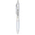 Branded Promotional NASH FROSTED BALL PEN in White Solid Pen From Concept Incentives.