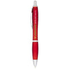 Branded Promotional NASH FROSTED BALL PEN in Red Pen From Concept Incentives.