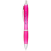 Branded Promotional NASH FROSTED BALL PEN in Pink Pen From Concept Incentives.