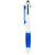 Branded Promotional NASH 4-IN-1 BALL PEN in White Solid-blue Pen From Concept Incentives.