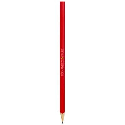 Branded Promotional TRIX TRIANGULAR PENCIL in Red Pencil From Concept Incentives.
