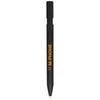 Branded Promotional HYDE BALL PEN in Black Solid-blue Pen From Concept Incentives.